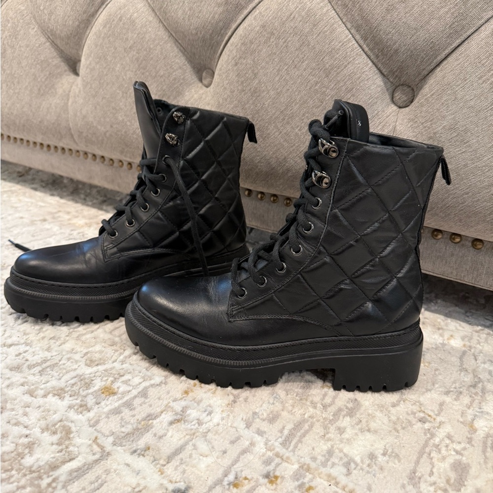 M Gemi size 37.5 Etta black boots NEVER Worn